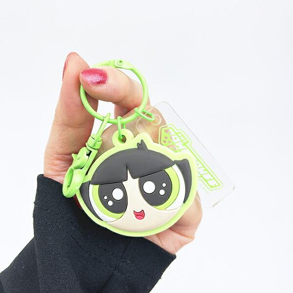パワーパフガールズ バターカップ うるうるラバーチャーム (グリ―ン) キーホルダー パワパフ 商品画像4：キャラグッズPERFECT WORLD TOKYO
