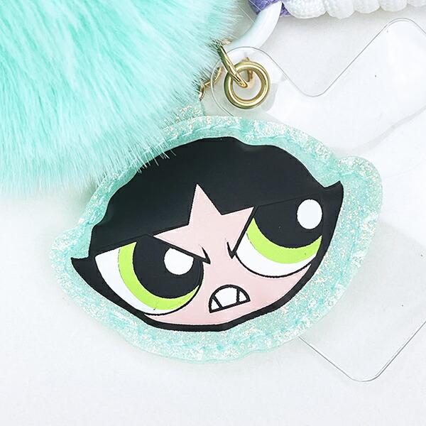 パワーパフガールズ バターカップ スマホチャーム (グリーン) キーホルダー パワパフ 商品画像2：キャラグッズPERFECT WORLD TOKYO