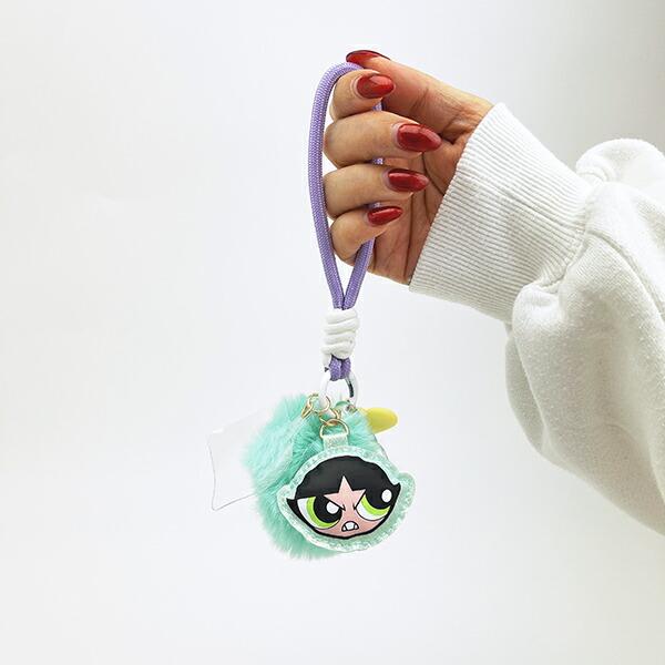 パワーパフガールズ バターカップ スマホチャーム (グリーン) キーホルダー パワパフ 商品画像5：キャラグッズPERFECT WORLD TOKYO