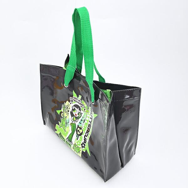 パワーパフガールズ バターカップ ショッパートートバッグ (ブラック) パワパフ 商品画像3：キャラグッズPERFECT WORLD TOKYO