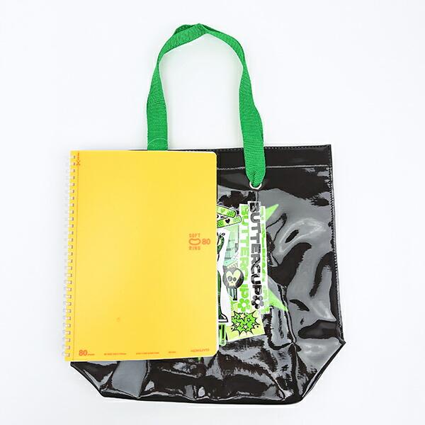 パワーパフガールズ バターカップ ショッパートートバッグ (ブラック) パワパフ 商品画像6：キャラグッズPERFECT WORLD TOKYO