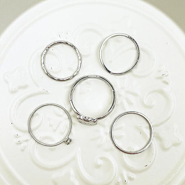 リラックマ リラノワ リングセット(シルバー) 5号～13号 アクセサリー 商品画像3：キャラグッズPERFECT WORLD TOKYO