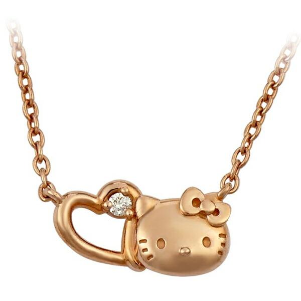 サンリオ ハローキティ プチハートネックレス ピンクゴールド アクセサリー ･･･