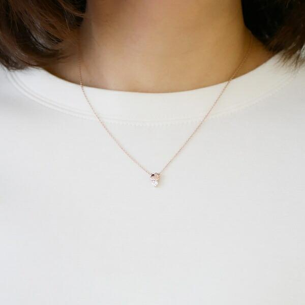 サンリオ ハローキティ シンプルハートネックレス ピンクゴールド アクセサリー 日本製 Sanrio 商品画像7：キャラグッズPERFECT WORLD TOKYO