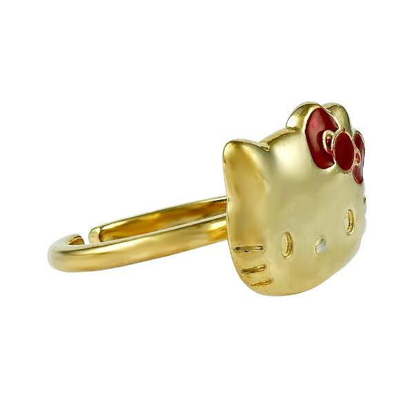 サンリオ ハローキティ フリーサイズ リング ゴールド アクセサリー Sanrio 商品画像3：キャラグッズPERFECT WORLD TOKYO