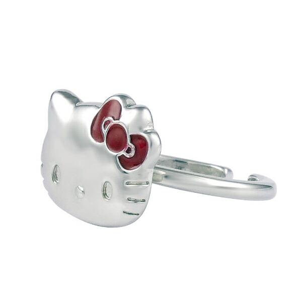 サンリオ ハローキティ フリーサイズ リング シルバー アクセサリー Sanrio 商品画像2：キャラグッズPERFECT WORLD TOKYO
