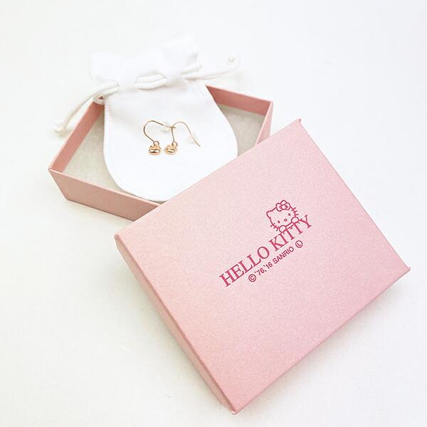 サンリオ ハローキティ アレルギーフリーフックピアス ピンクゴールド アクセサリー 日本製 Sanrio 商品画像3：キャラグッズPERFECT WORLD TOKYO