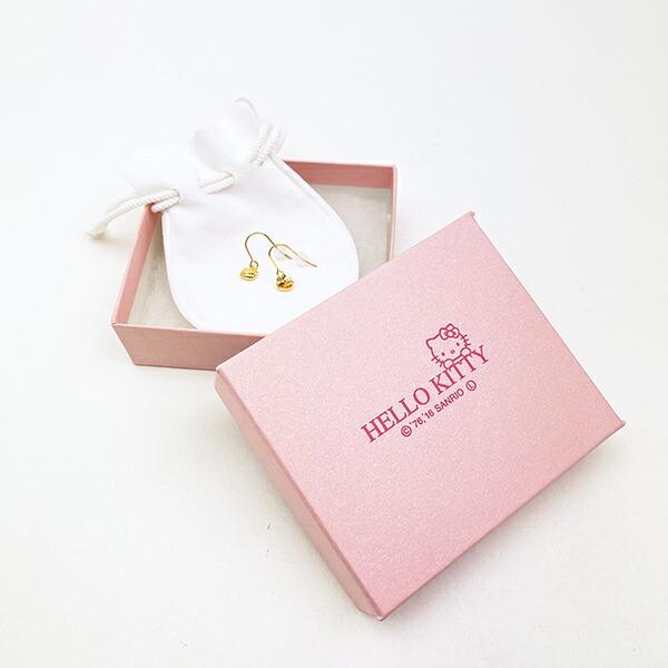 サンリオ ハローキティ アレルギーフリーフックピアス イエローゴールド アクセサリー 日本製 Sanrio 商品画像3：キャラグッズPERFECT WORLD TOKYO