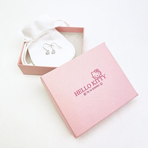 サンリオ ハローキティ アレルギーフリーフックピアス シルバー アクセサリー 日本製 Sanrio 商品画像3：キャラグッズPERFECT WORLD TOKYO