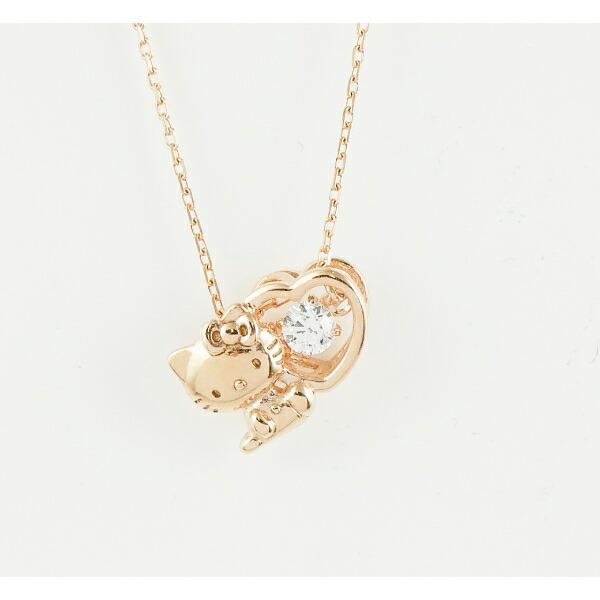 サンリオ ハローキティ ダンシングストーン ペンダント ネックレス アクセサリー シルバー sanrio 商品画像2：キャラグッズPERFECT WORLD TOKYO