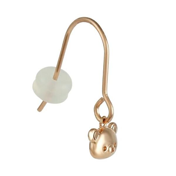 リラックマ アレルギー対応ピアス ピンクゴールド アクセサリー 日本製 商品画像3：キャラグッズPERFECT WORLD TOKYO