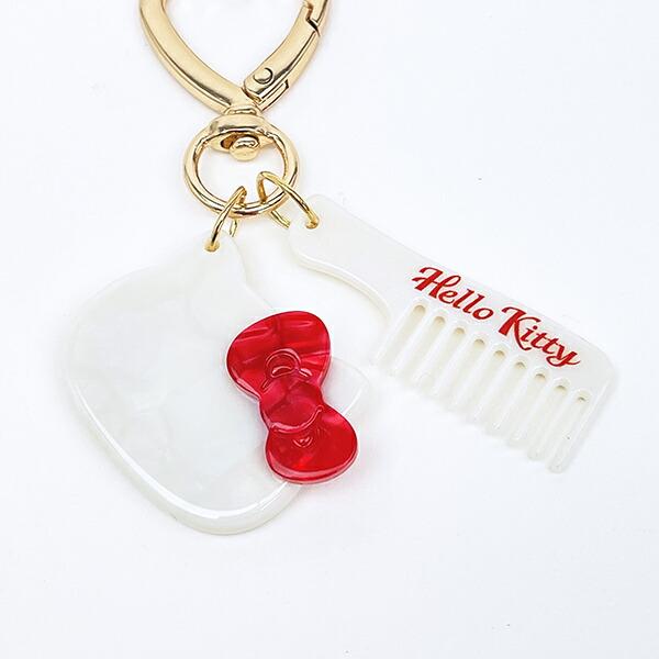 サンリオ ハローキティ ミラーコームチャーム キーホルダー Sanrio 商品画像2：キャラグッズPERFECT WORLD TOKYO