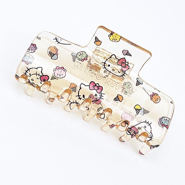 サンリオ ハローキティ ヘアクリップ 総柄 ヘアアクセサリー Sanrio 商品画像2：キャラグッズPERFECT WORLD TOKYO
