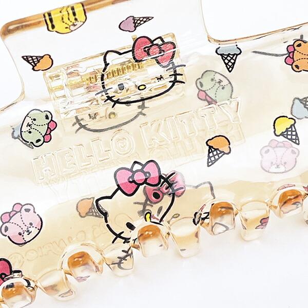 サンリオ ハローキティ ヘアクリップ 総柄 ヘアアクセサリー Sanrio 商品画像3：キャラグッズPERFECT WORLD TOKYO