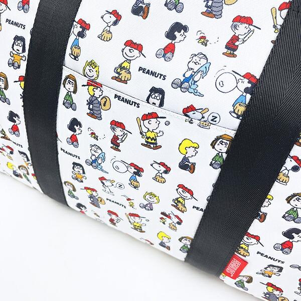 スヌーピー ボストンバッグ トラベル ホワイト SNOOPY 商品画像2：キャラグッズPERFECT WORLD TOKYO
