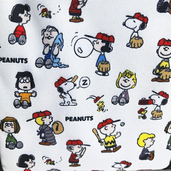 スヌーピー ボディバッグ ウエストポーチ ホワイト SNOOPY 商品画像2：キャラグッズPERFECT WORLD TOKYO