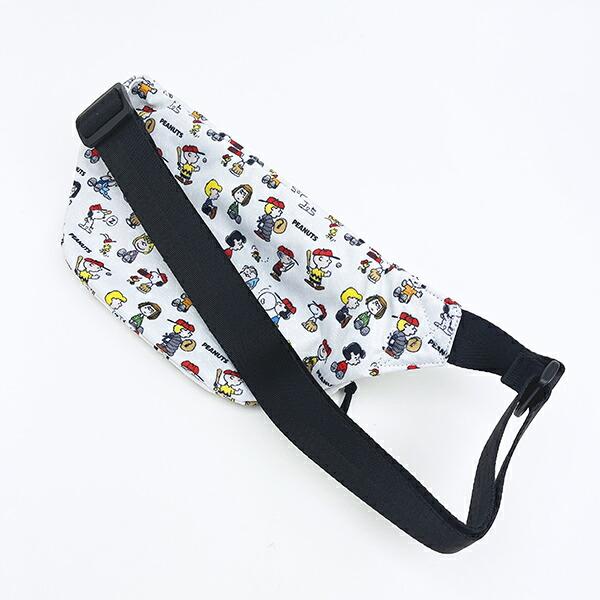 スヌーピー ボディバッグ ウエストポーチ ホワイト SNOOPY 商品画像4：キャラグッズPERFECT WORLD TOKYO