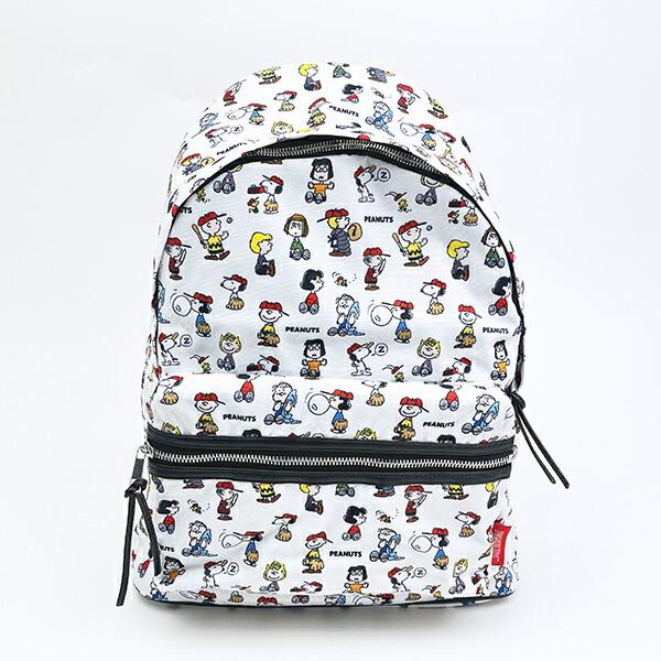 スヌーピー リュック バックパック バッグ ホワイト SNOOPY 商品画像3：キャラグッズPERFECT WORLD TOKYO