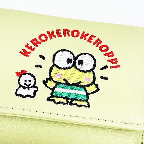 サンリオ ケロケロけろっぴ 財布 (グリーン) Sanrio 商品画像2：キャラグッズPERFECT WORLD TOKYO