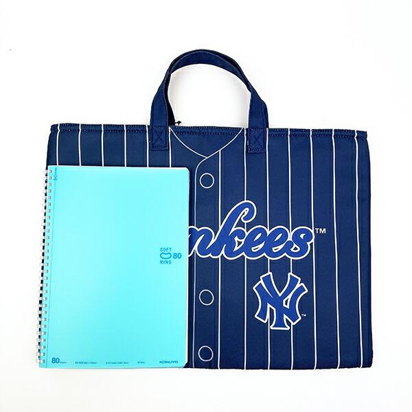 MLB(メジャーリーグ) ヤンキース レッスンバッグ(ユニフォーム柄) トートバッグ キッズ スクール 野球 商品画像3：キャラグッズPERFECT WORLD TOKYO