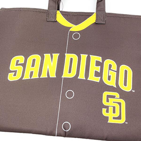 MLB(メジャーリーグ) パドレス レッスンバッグ(ユニフォーム柄) トートバッグ キッズ スクール 野球 商品画像2：キャラグッズPERFECT WORLD TOKYO