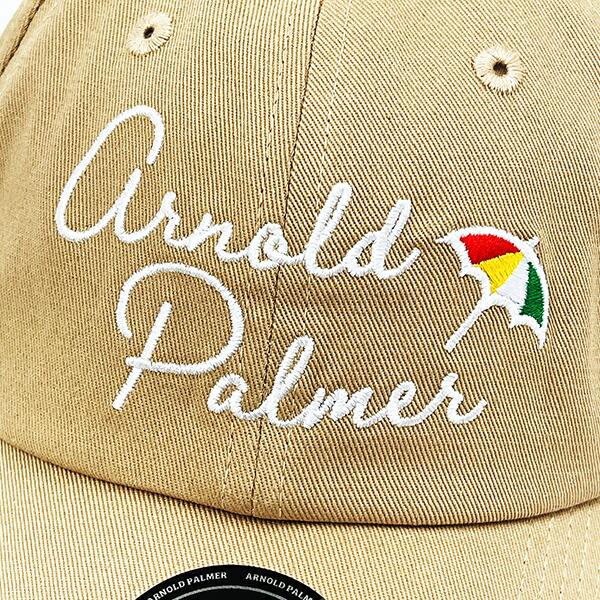 Arnold Palmer(アーノルドパーマー) 筆記体ロゴキャップ (ベージュ) 帽子 アパレル 商品画像2：キャラグッズPERFECT WORLD TOKYO