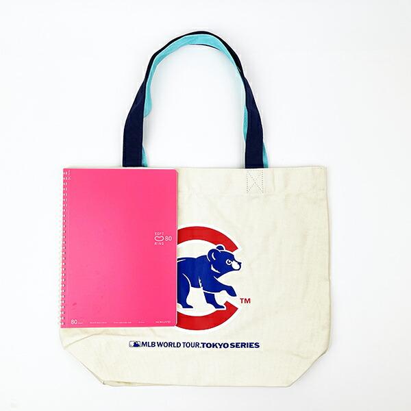 MLB(メジャーリーグ) 東京シリーズ ドジャース×カブス トートバッグ アイボリー 商品画像3：キャラグッズPERFECT WORLD TOKYO