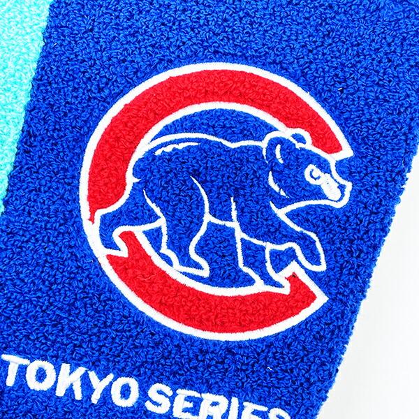 MLB(メジャーリーグ) 東京シリーズ ドジャース×カブス サガラポーチ ライトブルー×ブルー 商品画像2：キャラグッズPERFECT WORLD TOKYO