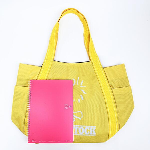 スヌーピー ウッドストック バルーントートバッグ イエロー SNOOPY 商品画像3：キャラグッズPERFECT WORLD TOKYO