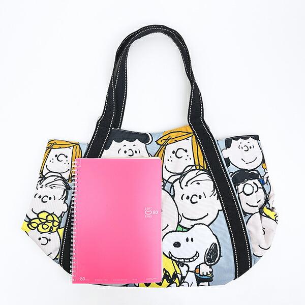 スヌーピー バルーントートバッグ 総柄 SNOOPY 商品画像2：キャラグッズPERFECT WORLD TOKYO