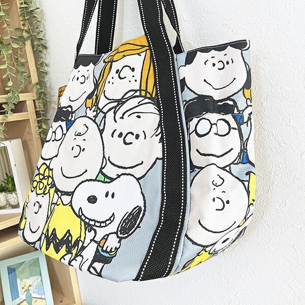 スヌーピー バルーントートバッグ 総柄 SNOOPY 商品画像6：キャラグッズPERFECT WORLD TOKYO