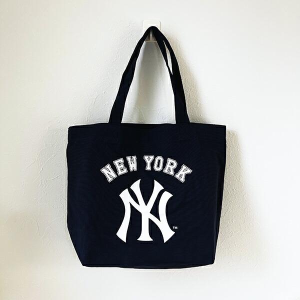 MLB(メジャーリーグ) ヤンキース キャンパストートバッグ ネイビー 商品画像6：キャラグッズPERFECT WORLD TOKYO