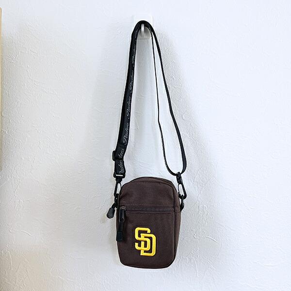 MLB(メジャーリーグ)  パドレス ミニショルダーバッグ ブラウン 商品画像6：キャラグッズPERFECT WORLD TOKYO