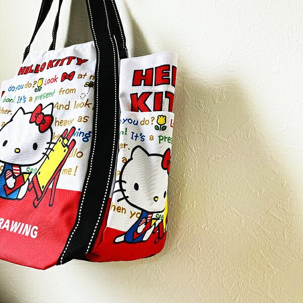 サンリオ ハローキティ バルーントートバッグ お絵描き Sanrio 商品画像4：キャラグッズPERFECT WORLD TOKYO