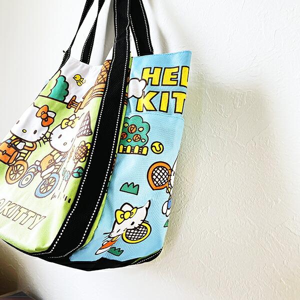 サンリオ ハローキティ バルーントートバッグ サイクリング Sanrio 商品画像4：キャラグッズPERFECT WORLD TOKYO