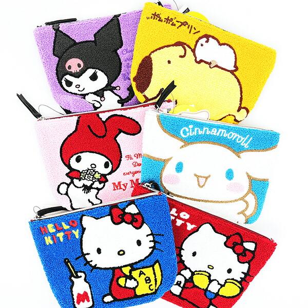 サンリオ ハローキティ サガラポーチ ブルー Sanrio 商品画像7：キャラグッズPERFECT WORLD TOKYO