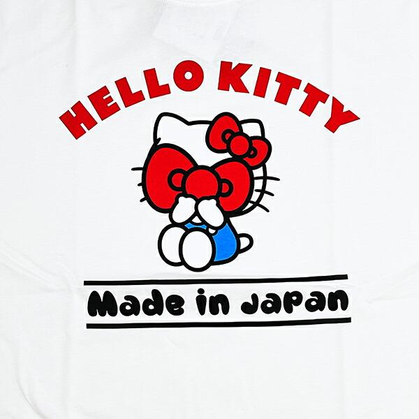 サンリオ ハローキティ Tシャツ(L) ホワイト アパレル 日本製 Sanrio 商品画像2：キャラグッズPERFECT WORLD TOKYO