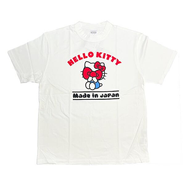 サンリオ ハローキティ Tシャツ(L) ホワイト アパレル 日本製 Sanrio