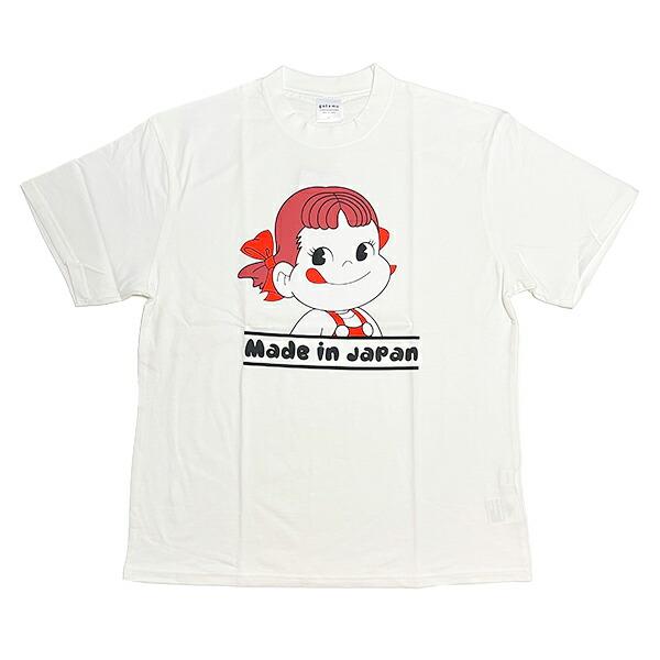 ペコちゃん Tシャツ(L) ホワイト アパレル 不二家 日本製