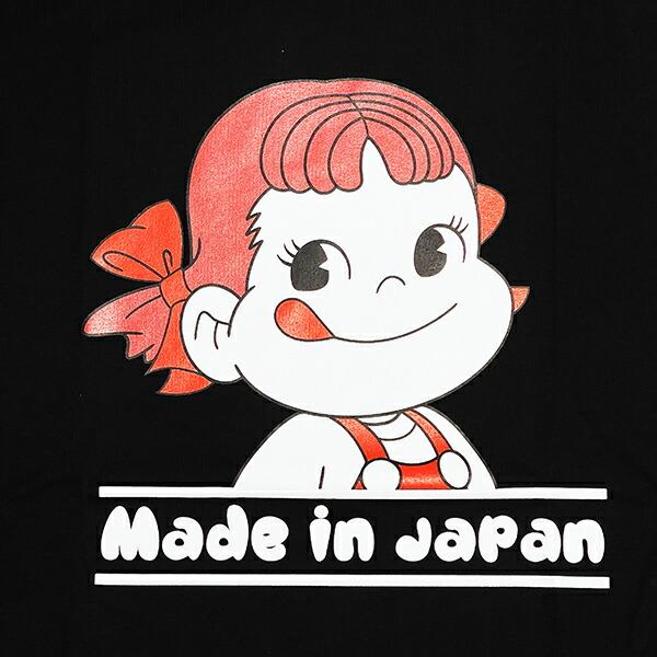 ペコちゃん Tシャツ(L) ブラック アパレル 不二家 日本製 商品画像2：キャラグッズPERFECT WORLD TOKYO