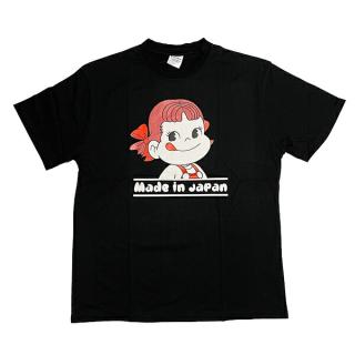 ペコちゃん Tシャツ(L) ブラック アパレル 不二家 日本製の通販