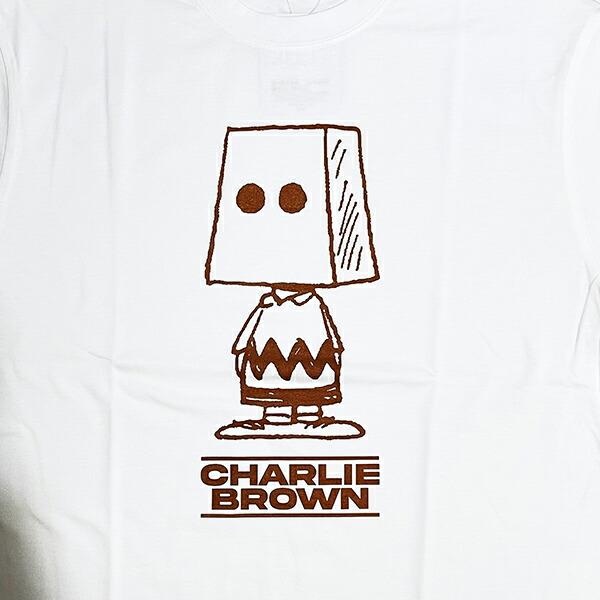 スヌーピー チャーリーブラウン Tシャツ(M) ホワイト アパレル 日本製 SNOOPY 商品画像2：キャラグッズPERFECT WORLD TOKYO