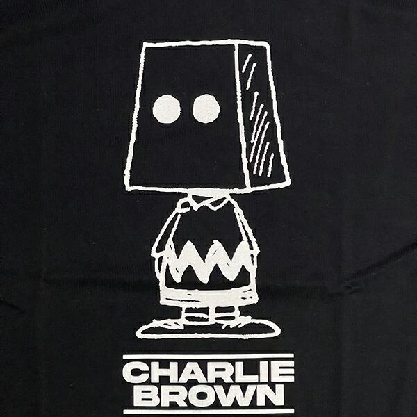 スヌーピー チャーリーブラウン Tシャツ(M) ブラック アパレル 日本製 SNOOPY 商品画像2：キャラグッズPERFECT WORLD TOKYO