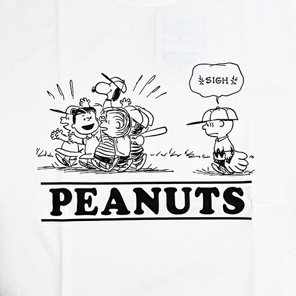 スヌーピー Tシャツ(M) ホワイト アパレル 日本製 SNOOPY 商品画像2：キャラグッズPERFECT WORLD TOKYO