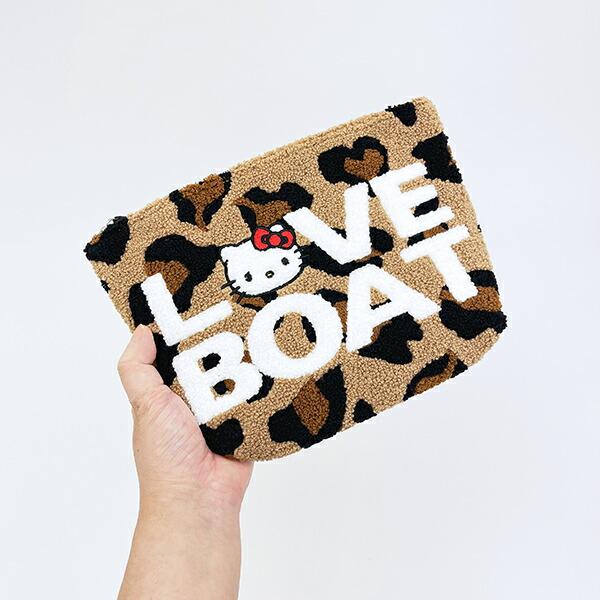 サンリオ ハローキティ × LOVEBOAT(ラブボート) さがらポーチ ロゴ ヒョウ柄 Sanrio 商品画像7：キャラグッズPERFECT WORLD TOKYO