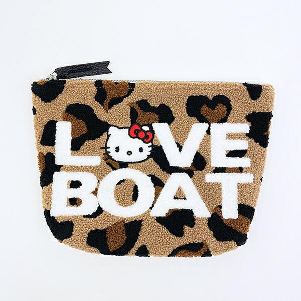 サンリオ ハローキティ × LOVEBOAT(ラブボート) さがらポーチ ロゴ ヒョウ柄･･･