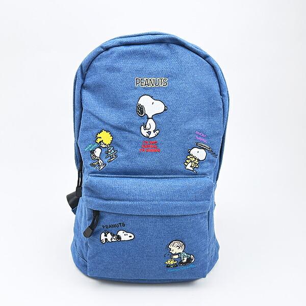 スヌーピー リュック バッグ ライトデニム SNOOPY 商品画像2：キャラグッズPERFECT WORLD TOKYO