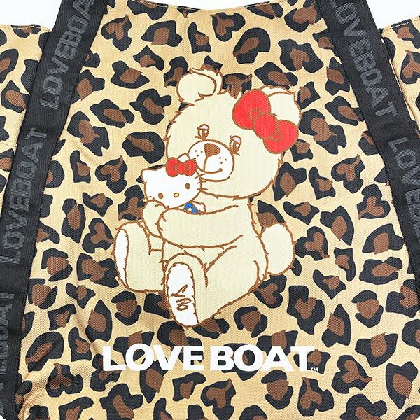 サンリオ ハローキティ ×LOVEBOAT(ラブボート) バルーントートバッグ(ラブボベアー) レオパード Sanrio 商品画像2：キャラグッズPERFECT WORLD TOKYO