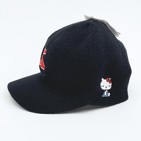 サンリオ ハローキティ ニットキャップ ブラック 帽子 アパレル Sanrio 商品画像4：キャラグッズPERFECT WORLD TOKYO
