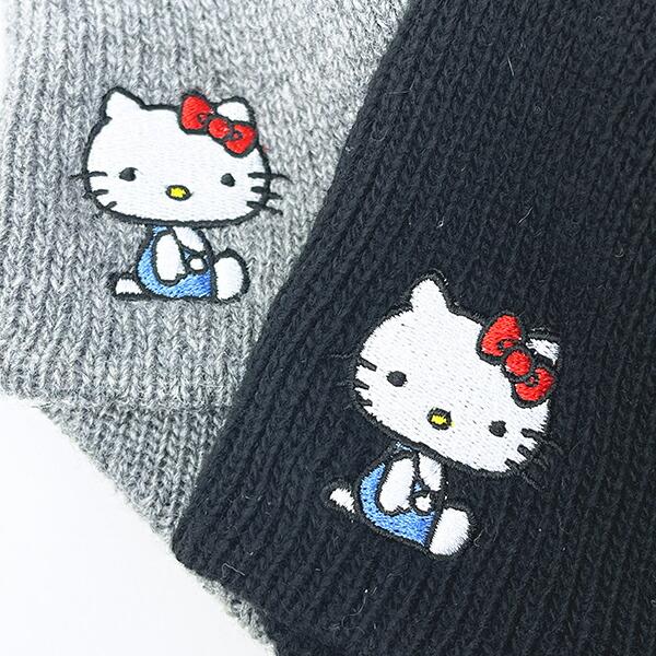 サンリオ ハローキティ ニットキャップ グレー 帽子 アパレル Sanrio 商品画像7：キャラグッズPERFECT WORLD TOKYO